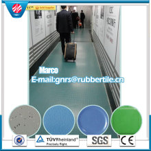 Fire-Resistant Rubber Flooring Gym Rubber Flooring Hospital Rubber Flooring Airport Rubber Flooring